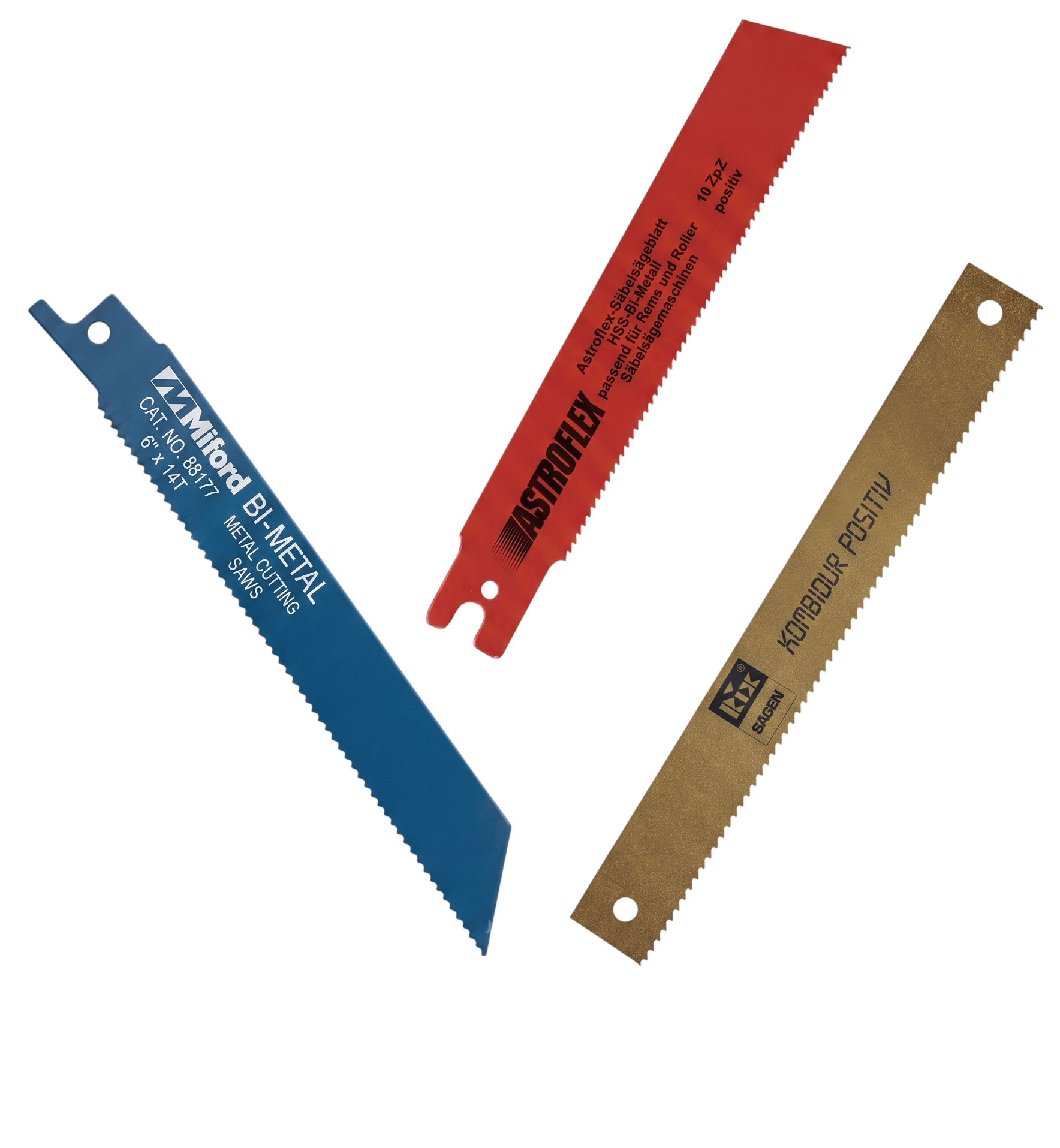 Machine, saber, and hand saw blades